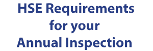 hse requirments for annual inspection